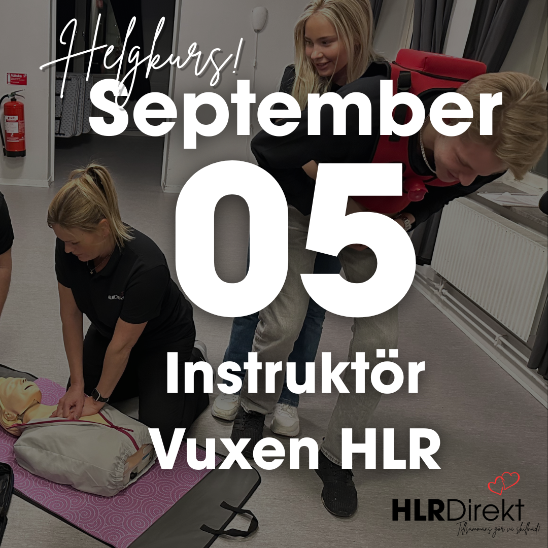 5 September - Instruktör Utbildning i Vuxen HLR