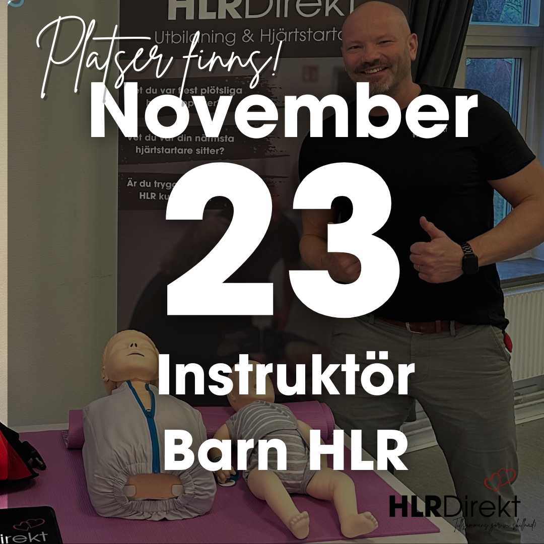 23 November - Instruktör Utbildning i Barn HLR