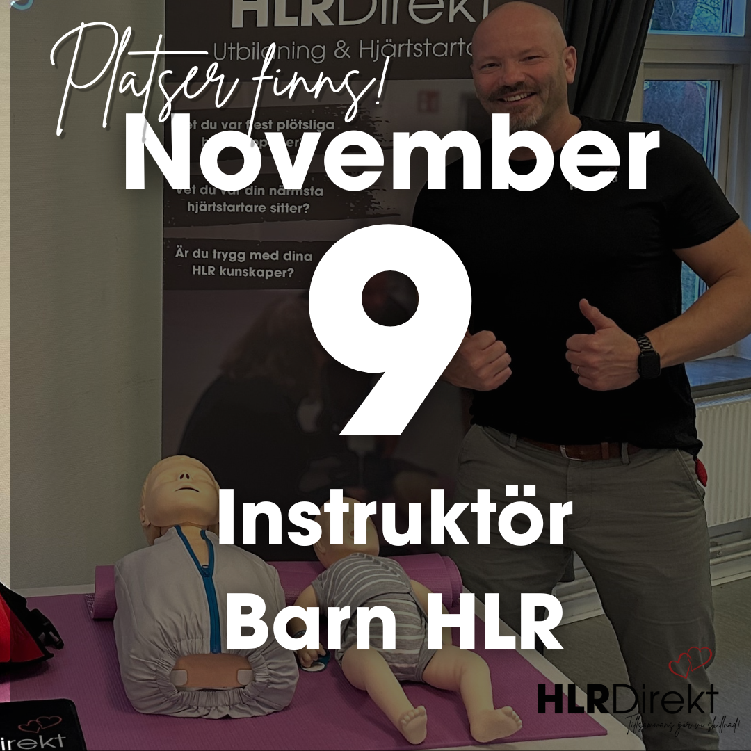 9 November - Instruktör Utbildning i Barn HLR