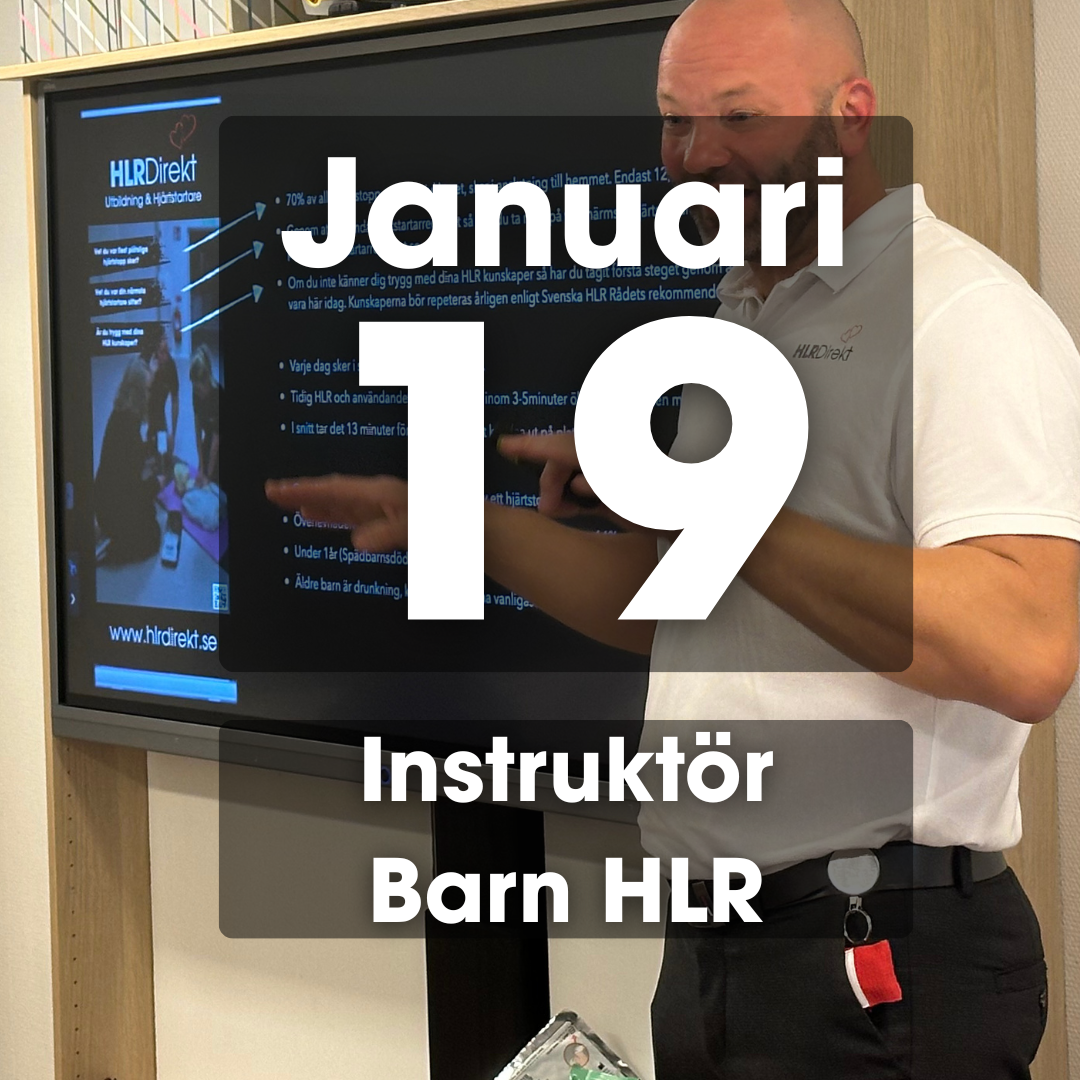 19 Januari - Instruktör Utbildning i Barn HLR