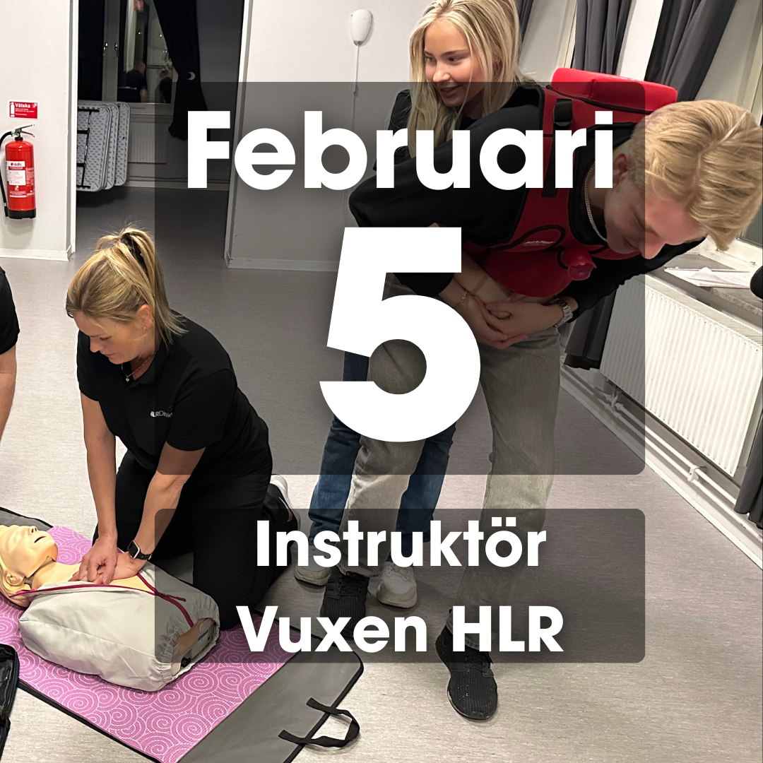 5 Februari - Instruktör Utbildning i Vuxen HLR