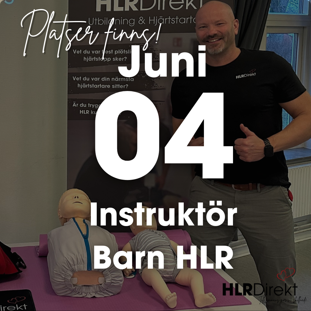 4 Juni - Instruktör Utbildning i Barn HLR