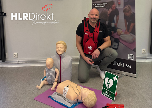 NYHET! Nu utbildar vi nya instruktörer i både Vuxen HLR & Barn HLR