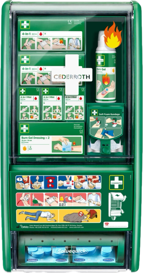 Cederroth First Aid & Burn Station