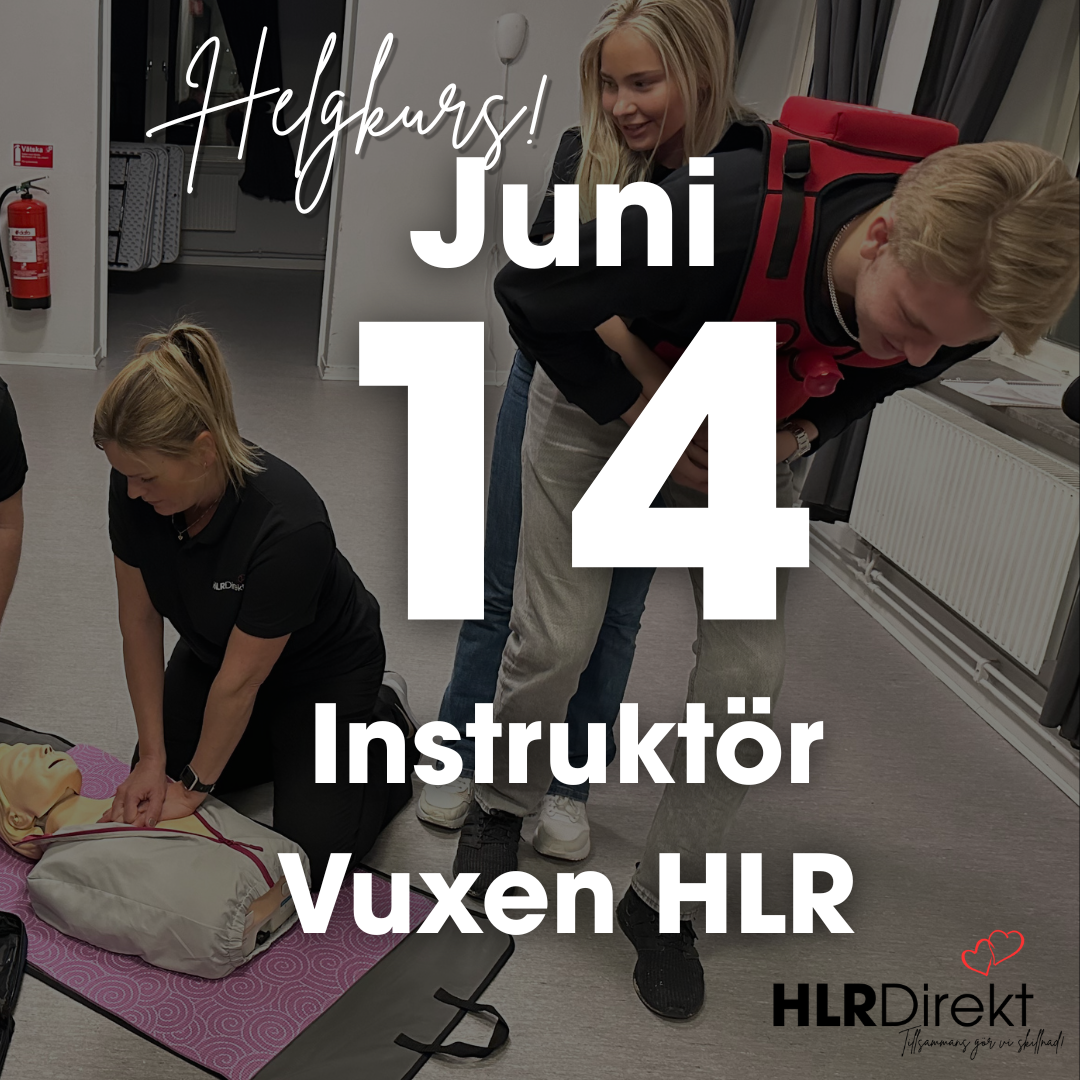14 Juni - Instruktör Utbildning i Vuxen HLR