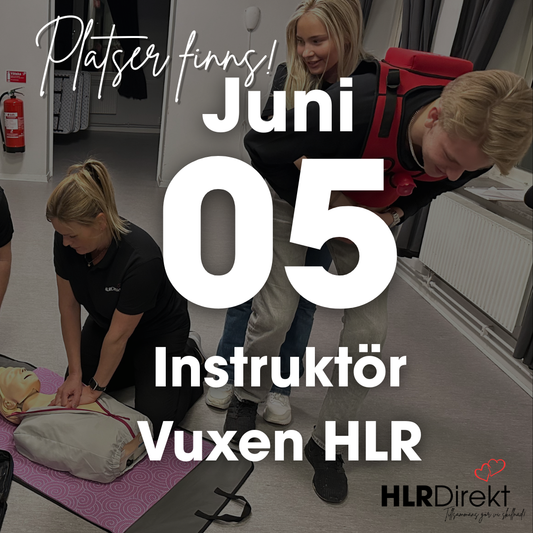 5 Juni - Instruktör Utbildning i Vuxen HLR