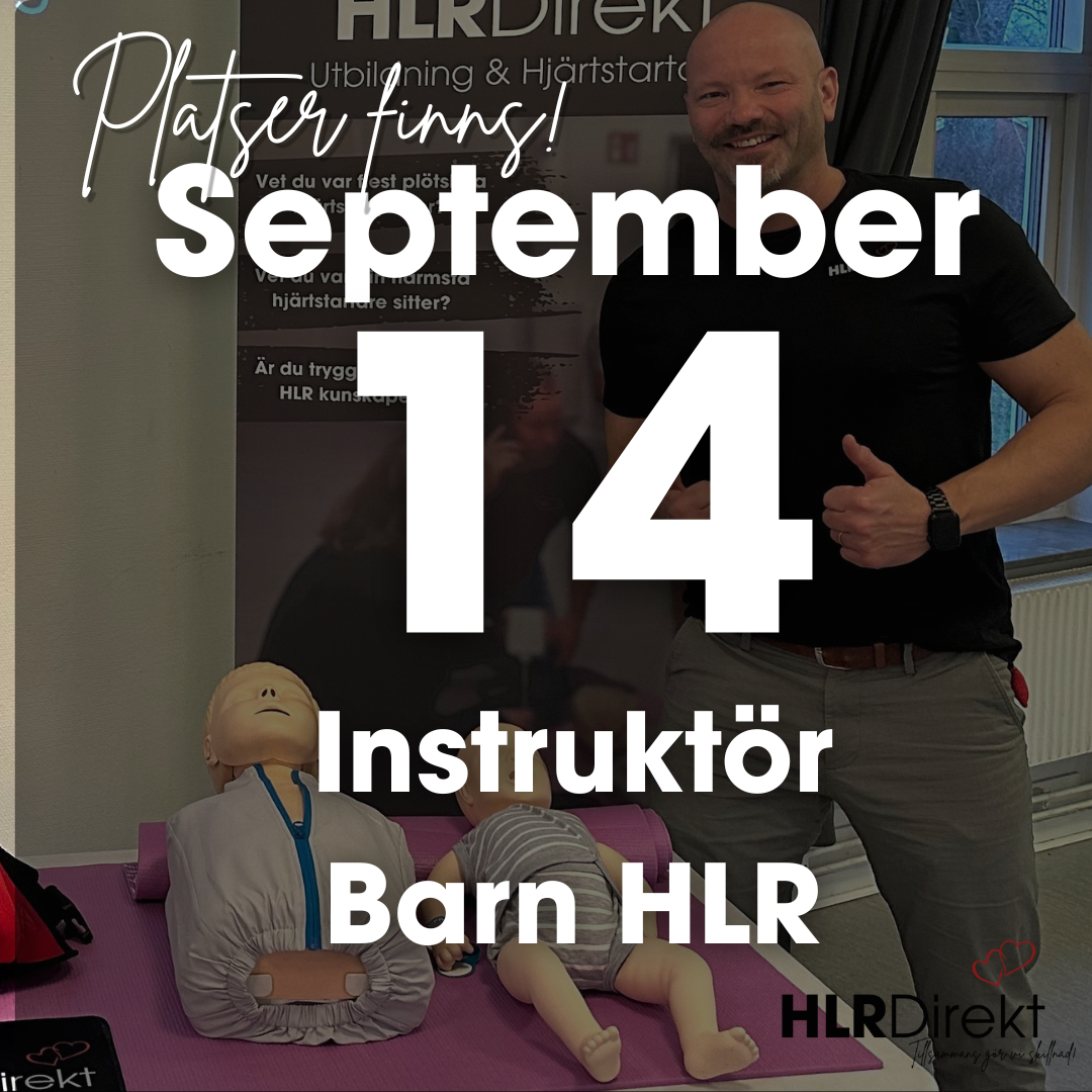 14 September - Instruktör Utbildning i Barn HLR