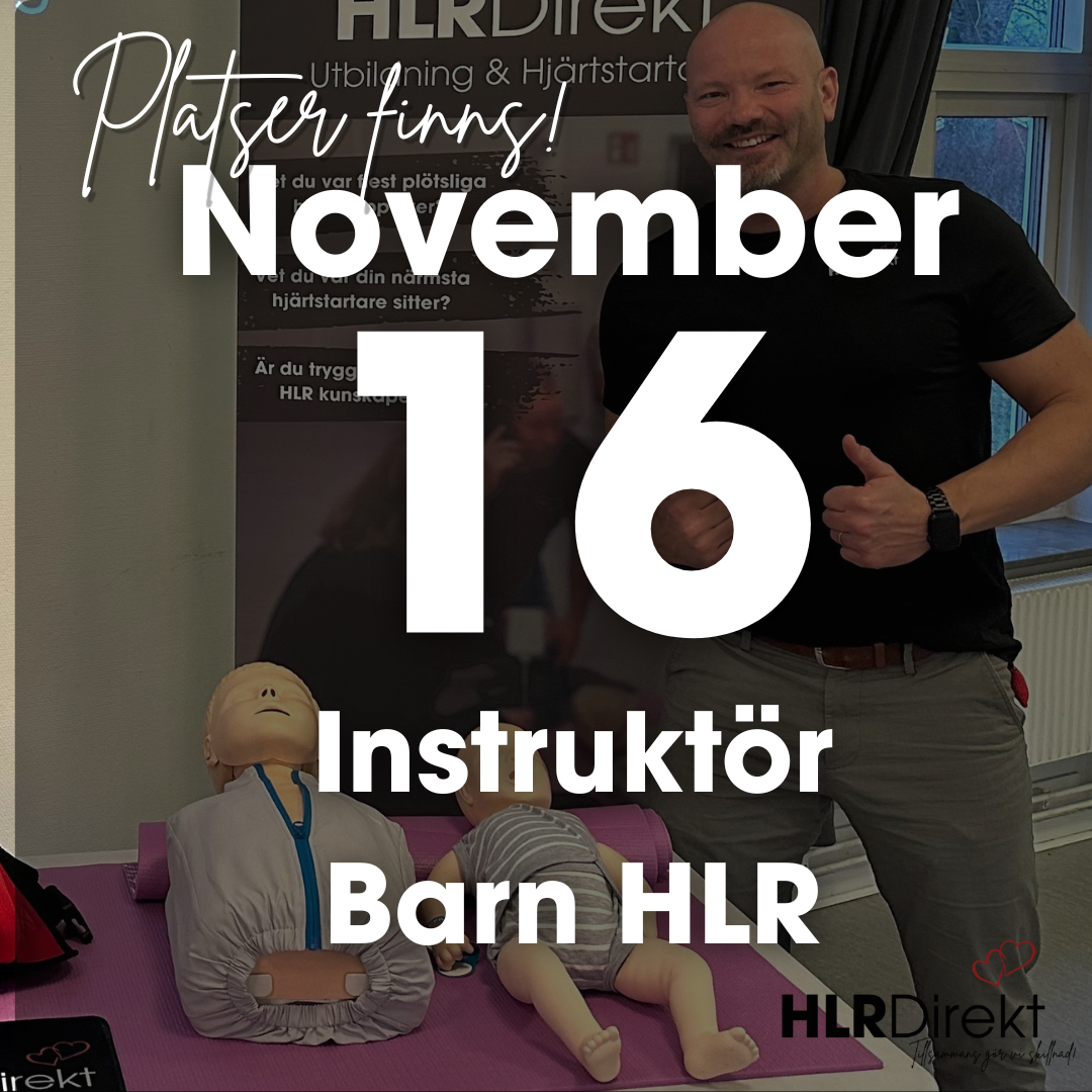 16 November - Instruktör Utbildning i Barn HLR