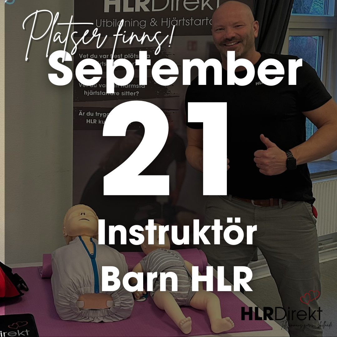 21 September - Instruktör Utbildning i Barn HLR