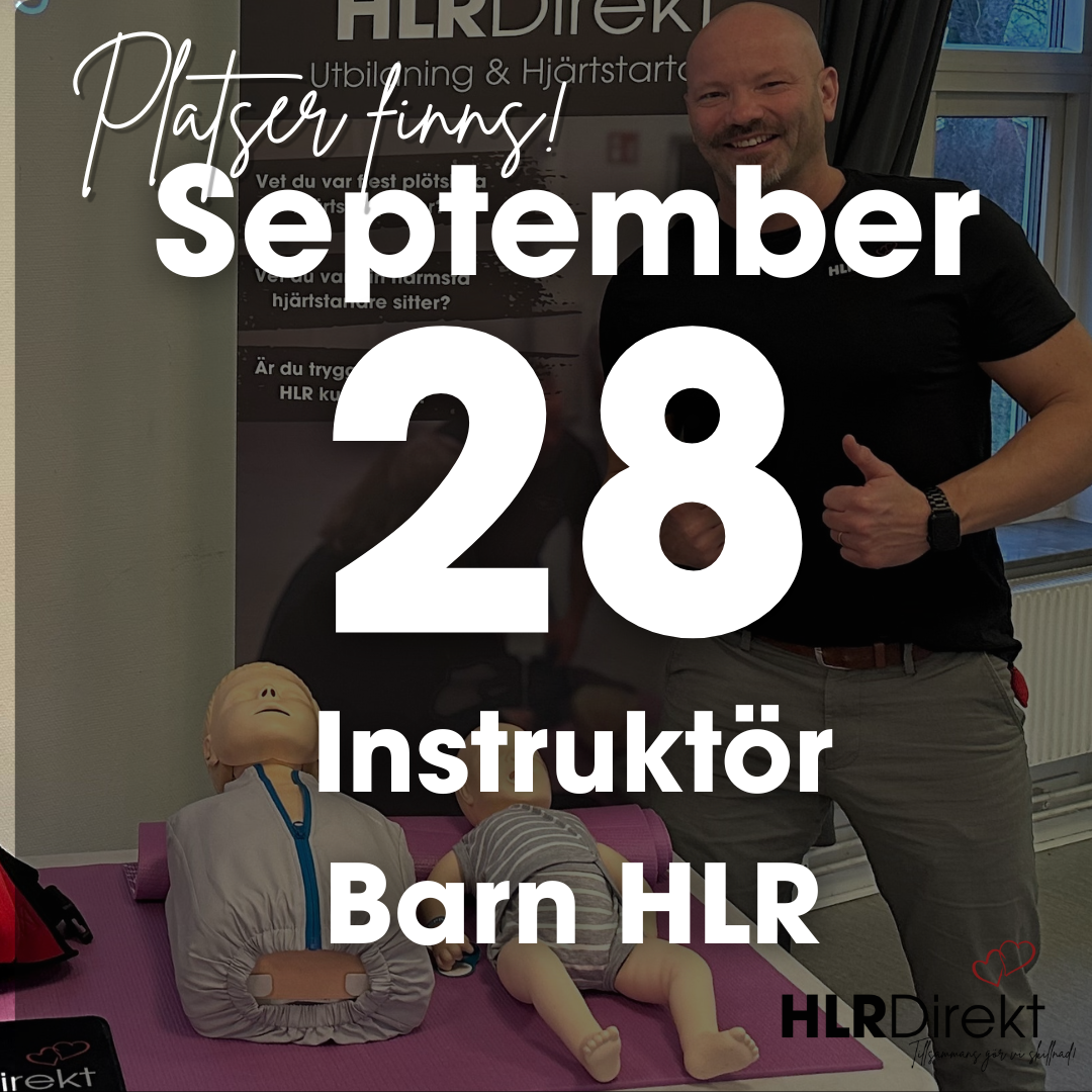 28 September - Instruktör Utbildning i Barn HLR