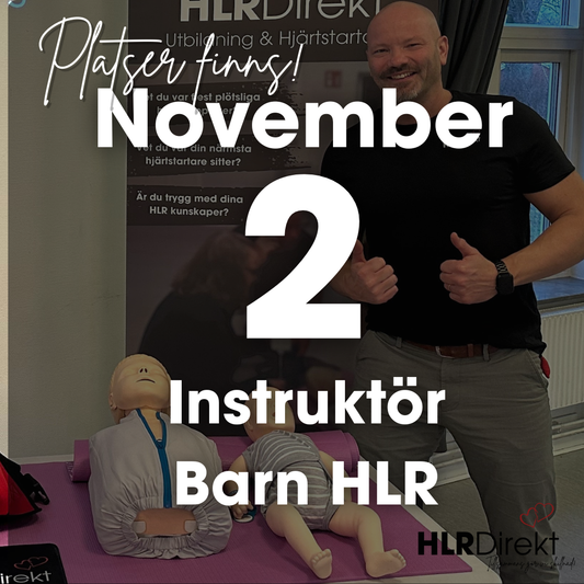 2 November - Instruktör Utbildning i Barn HLR