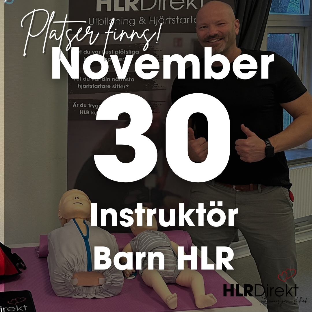 30 November - Instruktör Utbildning i Barn HLR