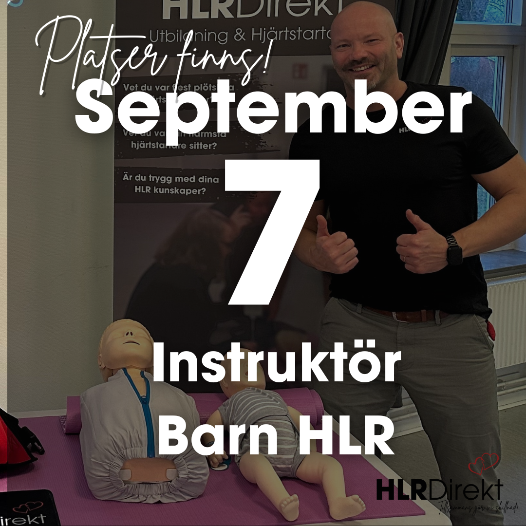 7 September - Instruktör Utbildning i Barn HLR