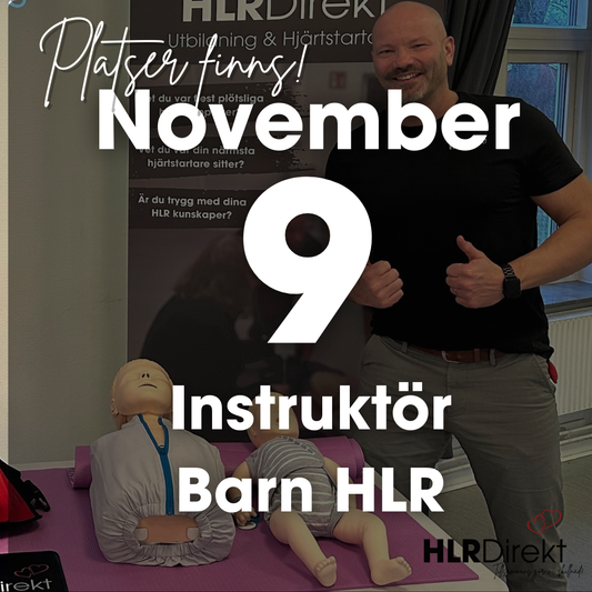 9 November - Instruktör Utbildning i Barn HLR