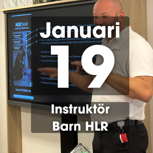 19 Januari - Instruktör Utbildning i Barn HLR
