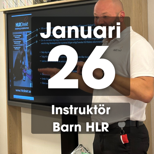 26 Januari - Instruktör Utbildning i Barn HLR