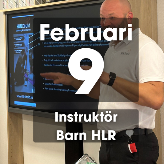 9 Februari - Instruktör Utbildning i Barn HLR