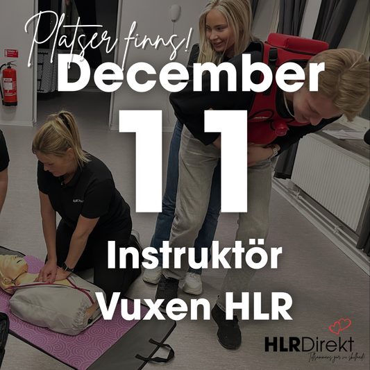 11 December - Instruktör Utbildning i Vuxen HLR