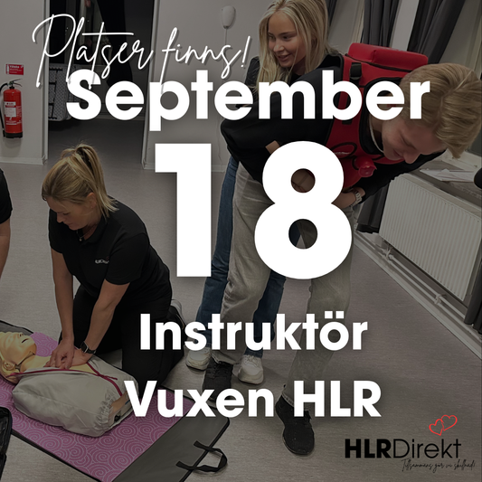 18 September - Instruktör Utbildning i Vuxen HLR