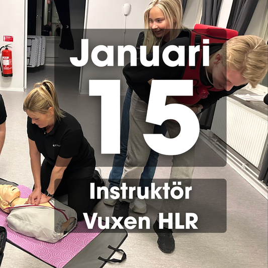 15 Januari - Instruktör Utbildning i Vuxen HLR
