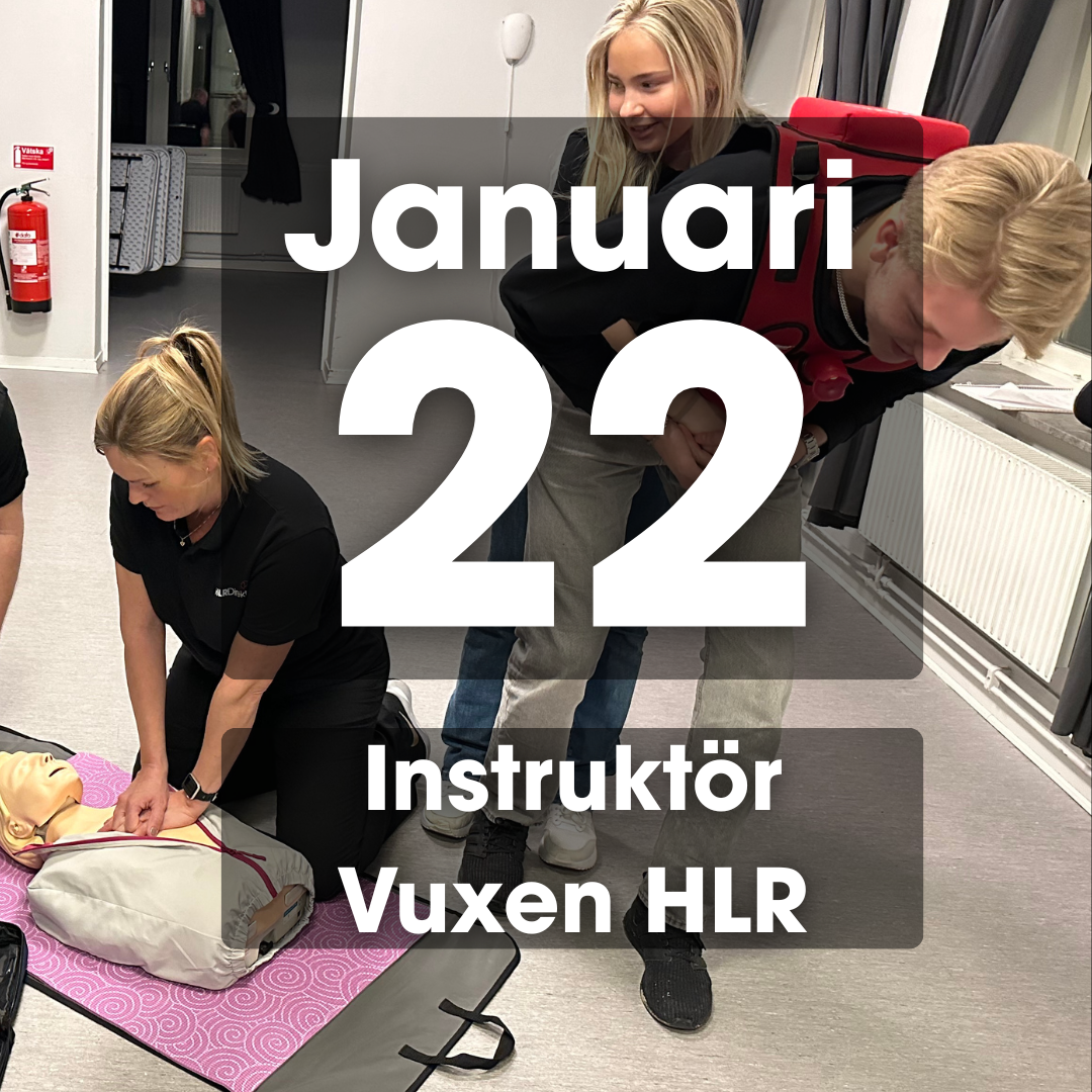 22 Januari - Instruktör Utbildning i Vuxen HLR