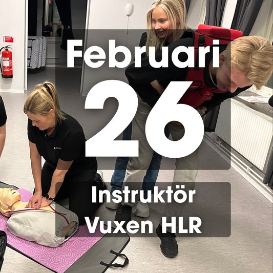 26 Februari - Instruktör Utbildning i Vuxen HLR