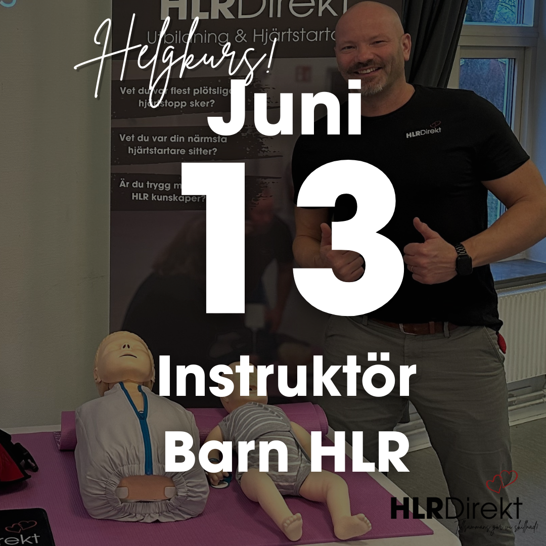 13 Juni - Instruktör Utbildning i Barn HLR