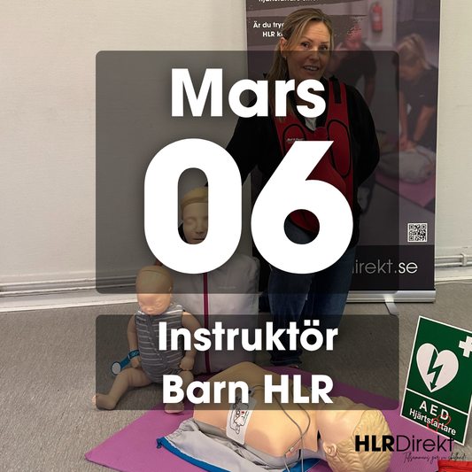 6 Mars - Instruktör Utbildning i Barn HLR
