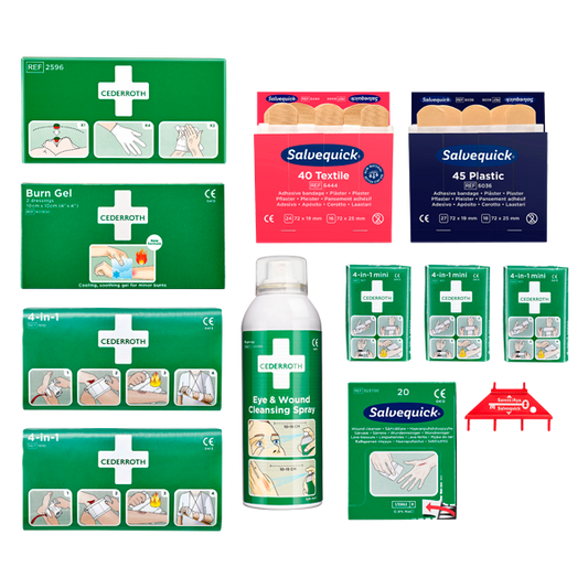 Cederroth Refillpaket till Första Hjälpen Station